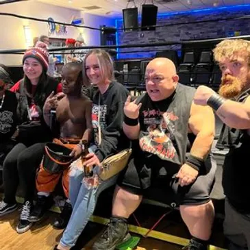 meatball, huggy, cactus jack mini wrestlers